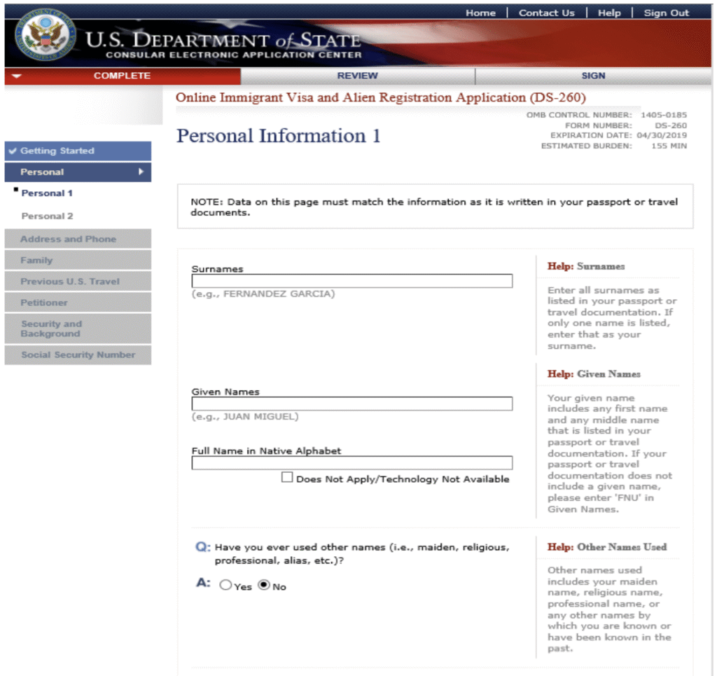Complete Form DS-260 for EB-3 Visa Consular Processing 2025